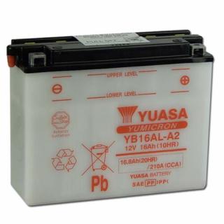 Yuasa YB16AL-A2 12V 16Ah Motor akkumulátor sav nélkül