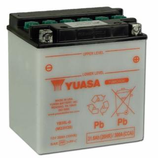 Yuasa YB30L-B 12V 30Ah Motor akkumulátor sav nélkül