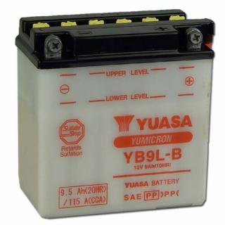 Yuasa YB9L-B 12V 9Ah Motor akkumulátor sav nélkül