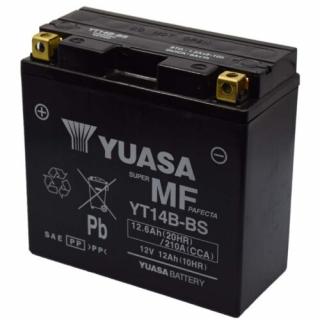 Yuasa YT14B-BS 12V 12Ah gondozásmentes AGM (zselés) motor akkumulátor