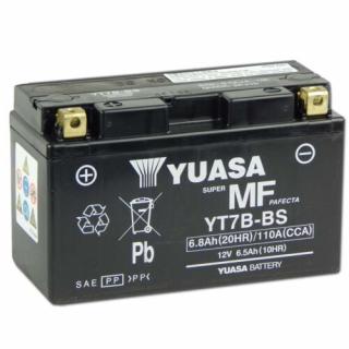 Yuasa YT7B-BS 12V 6,5Ah gondozásmentes AGM (zselés) motor akkumulátor