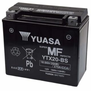 Yuasa YTX20-BS 12V 18Ah gondozásmentes AGM (zselés) motor akkumulátor