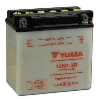 Yuasa12N7-3B 12V 7Ah Motor akkumulátor sav nélkül