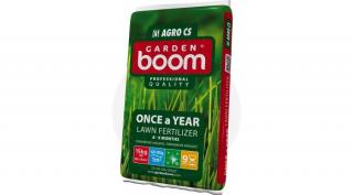 Fűműtrágya Garden Boom Once A Year 25-5-8+3mgo 15kg Egy Éves