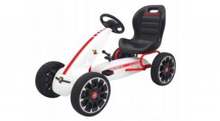 Gokart Pedálos Abarth Hecht Fehér