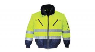 Kabát 3XL Portwest PJ50 HI-VIS Sárga-tengerészkék