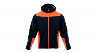 Kabát XL Sara Comfort plus softshell szürke-narancs