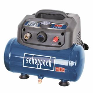 KOMPRESSZOR SCHEPPACH HC06 OLAJMENTES 1200W 6L 8BAR 192L/MIN