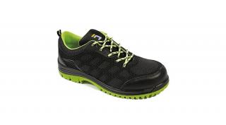 Munkavédelmi Cipő 40 Cerva Issey Black Green S1P SRC