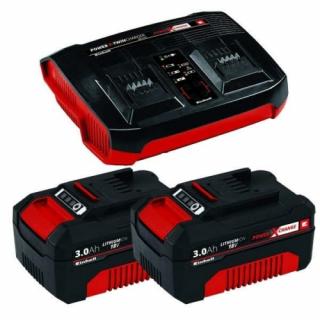 TWINCHARGER KIT EINHELL 2-3AH 2AKKU+2TÖLTŐ 4512083