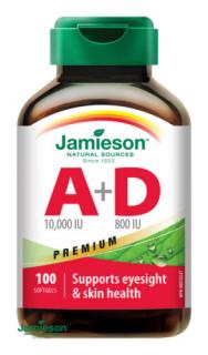 Jamieson A+D vitamin Forte lágy zselatin kapszula100x