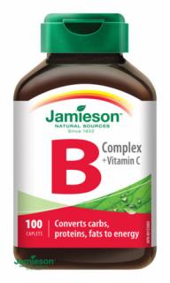 Jamieson B-vitamin Komplex C-vitaminnal tabletta 100x
