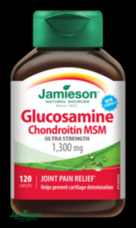 Jamieson Glükozamin, Kondroitin és MSM 1300 mg 120 tbl.