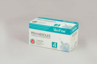 VeriFine Inzulinadagoló tollhoz használatos tű 100db - 31G x 4mm
