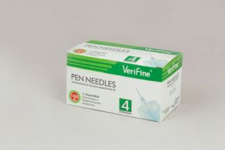 VeriFine Inzulinadagoló tollhoz használatos tű 100db - 32G x 4mm