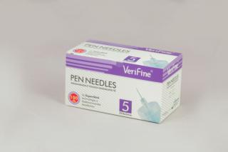 VeriFine Inzulinadagoló tollhoz használatos tű 100db - 32G x 5mm