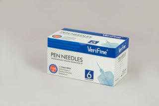 VeriFine Inzulinadagoló tollhoz használatos tű 100db - 32G x 6mm