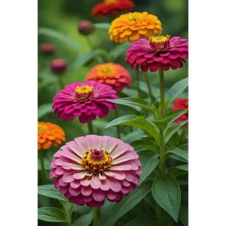 Zinnia elegans / Rézvirág/ Legényrózsa