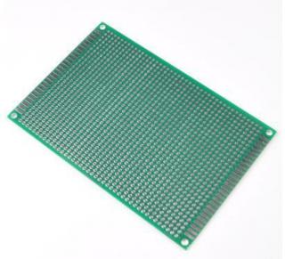 8*12cm univerzális PCB próbapanel kétoldalas