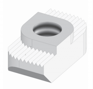 B8 Horonyanya 16x7,7x6 mm, M5 8-as horonyhoz