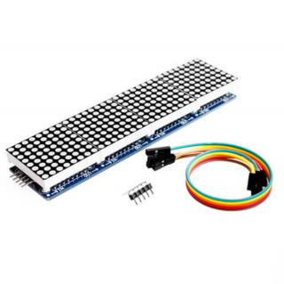 MAX7219 LED mátrix modul 4 x 1 kijelző