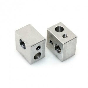 MK10 Extruder Aluminium fűtőblokk