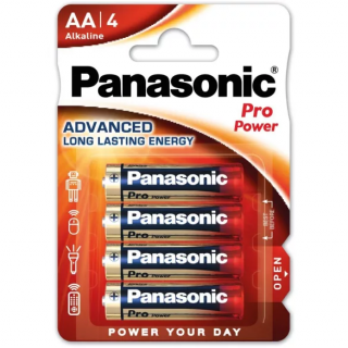 Panasonic Pro Power LR6, AA alkáli ceruza elem 4db