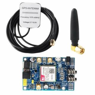 Sim808 modul, Gsm GPRS GPS IPX fejlesztőpanel GPS antennával