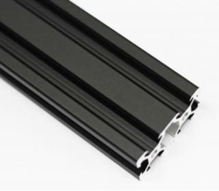 V-SLOT 2040 alumínium profil - fekete eloxált méretre vágva