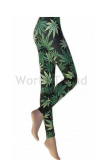 Cannabis mintás leggings