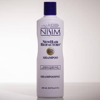 Nisim hajhullás elleni sampon normál-száraz hajra - Szulfát, Paraben, DEA mentes 240 ml