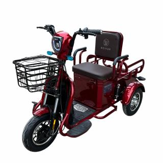 Elektromos tricikli időseknek Eroute ST-05 Cargo Színes: Piros