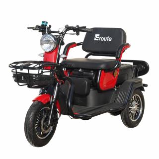 Elektromos tricikli időseknek Eroute ST-05 Színes: Piros