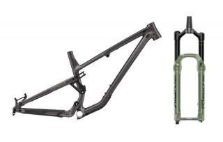 Commencal META TR V4 DARK SLATE Váz + ROCKSHOX LYRIK ULT CHARGER 3 GREEN Villa