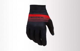 COMMENCAL RACE VELCRO RED POLYCHROM Kesztyű