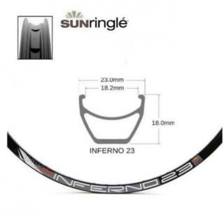 SunRinglé INFERNO 23 29  32h Felni