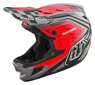 TLD FEJVÉDŐ D4 CARBON SRAM RED / BLACK