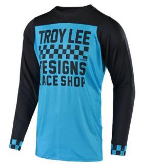 TROY LEE DESIGNS SKYLINE CHECKER MEZ KÉK/FEKETE