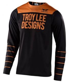 TROY LEE DESIGNS SKYLINE PINSTRIPE MEZ FEKETE/ARANY