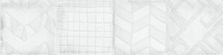 Cifre Alchimia Decor White 7.5x30 cm antikolt csempe