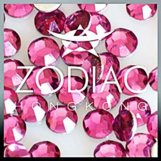 Rózsa színű kristály strasszkő, SS05 medium méret - Zodiac (100db)