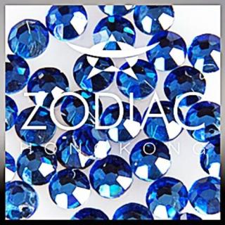 Sapphire kék színű kristály strasszkő, SS05 medium méret - Zodiac (100db)