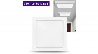 LED Panel Négyzet - Felszerelhető 24W 4000K