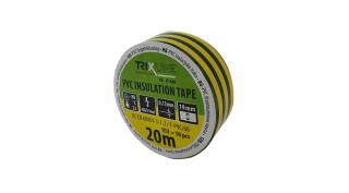 TR-IT 206 PVC szigetelőszalag 20m - zöld-sárga