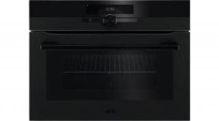 AEG KMK965090T BEÉPÍTHETŐ MIKROHULLÁMÚ FUNKCIÓVAL KOMBINÁLT SÜTŐ, MATT FEKETE