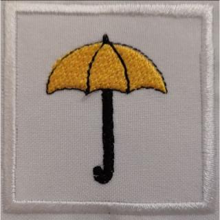 Esernyő ovis jel (Felvarrható, hímzett ovis jel) 5x5 cm