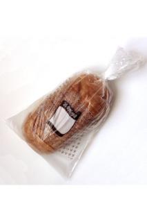 Kenyeres tasak "Jó étvágyat" 210+2x50x550x0,015 mm+tépő rész /1 kg.(5.000 db./ karton) Nem az értékesítés helyén megtöltésre tervezett és sz