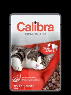 Calibra Cat Premium Line Adult Chicken and Beef 100 gr