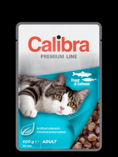 Calibra Cat Premium Line Adult Trout and Salmon 100 gr