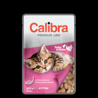 Calibra Cat Premium Line Kitten Turkey and Chicken 100 gr